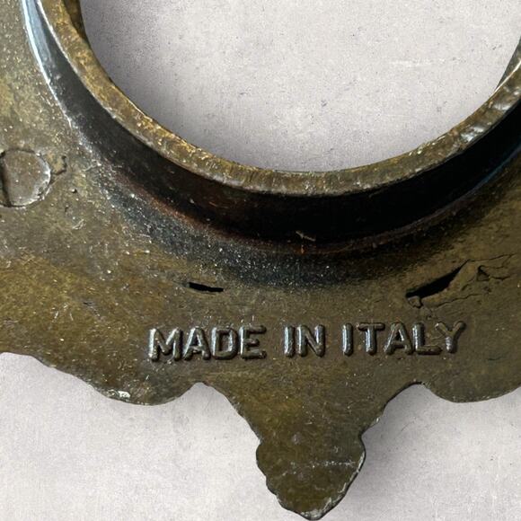 Tiny Antique Photo Picture Frame Marked Mod. Dep Made in Italy - Picture 3 of 6